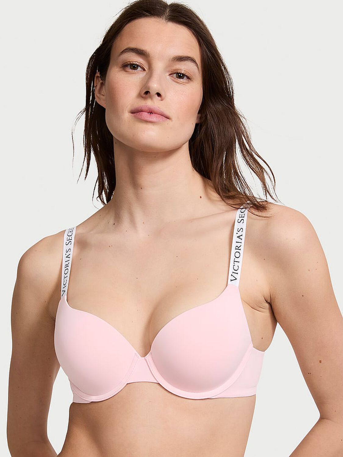 vs The T-Shirt Push-Up Perfect Shape Bra Pretty Blossom 1 of 3 