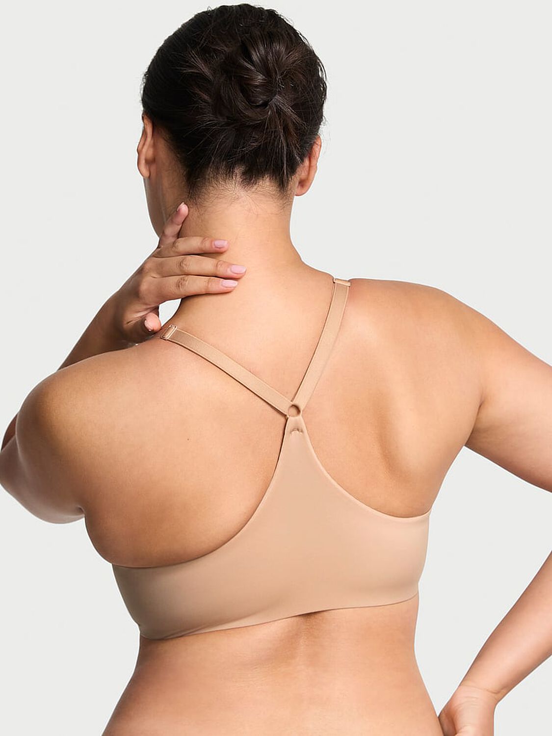 vs Body By Victoria Ultra Lightly Lined Front-Close Demi Bra Praline 3 of 3 