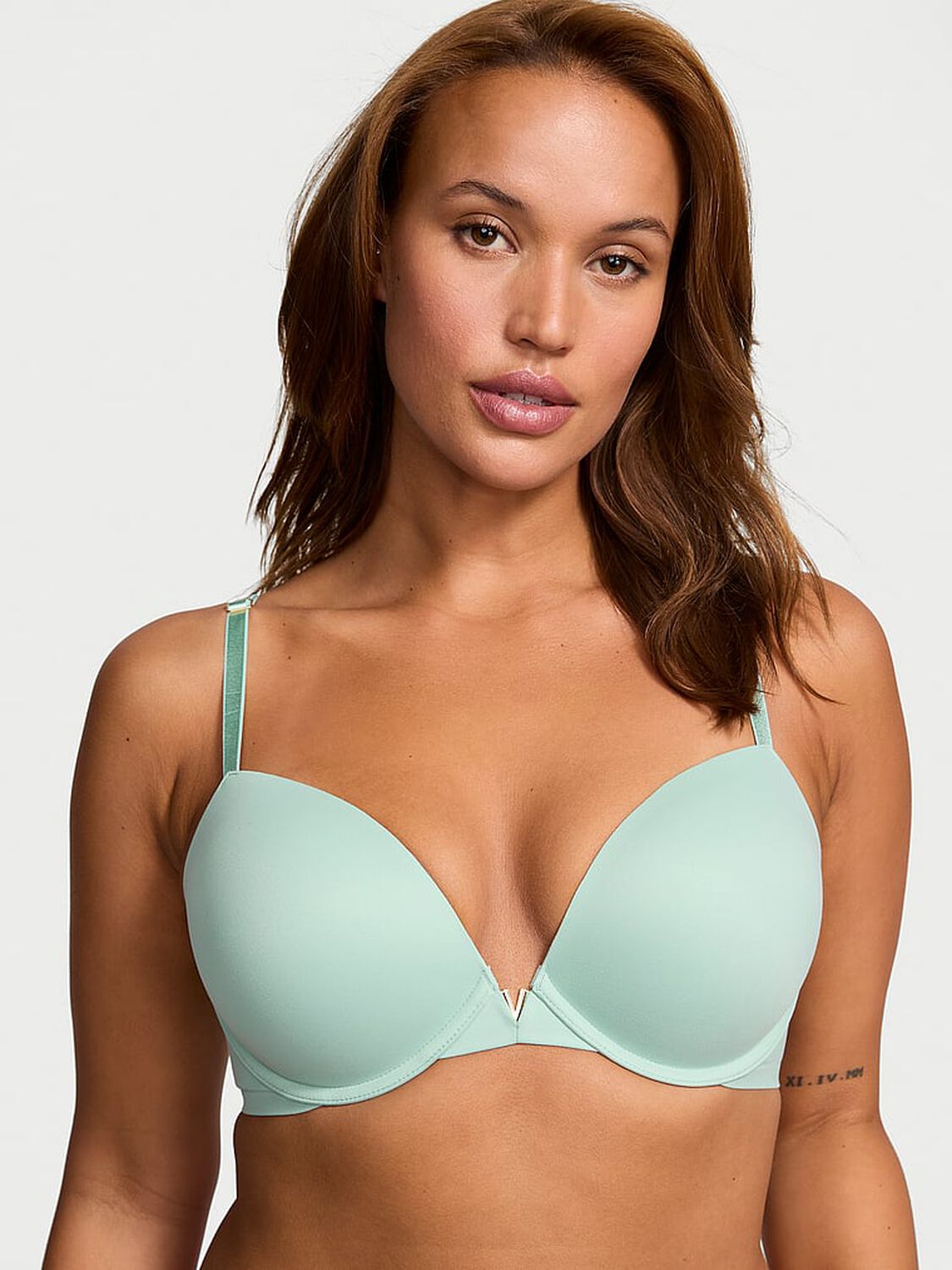 vs Dream Angels Smooth Push-Up Bra Mint Green 1 of 3 