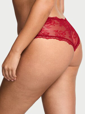 Rose Lace High-Leg Cheeky Panty