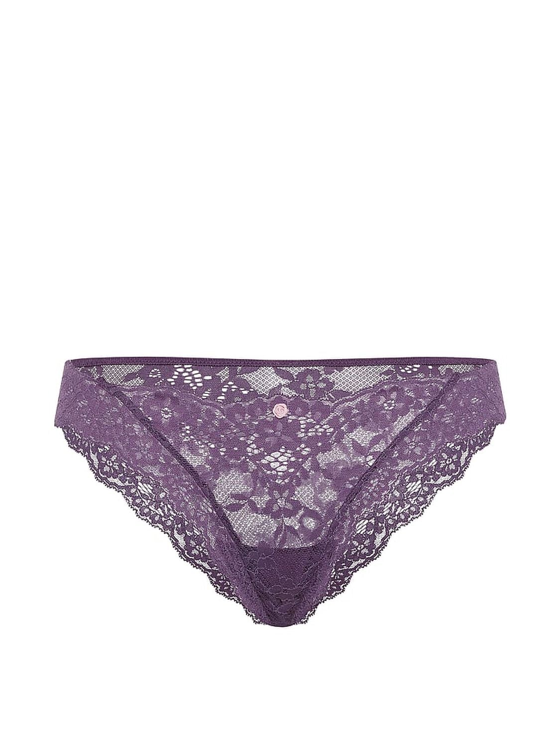 vs Dream Angels Lace Bikini Panty Shadow Purple 3 of 3 
