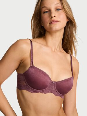 Wicked Sheer Shimmer Unlined Balconette Bra