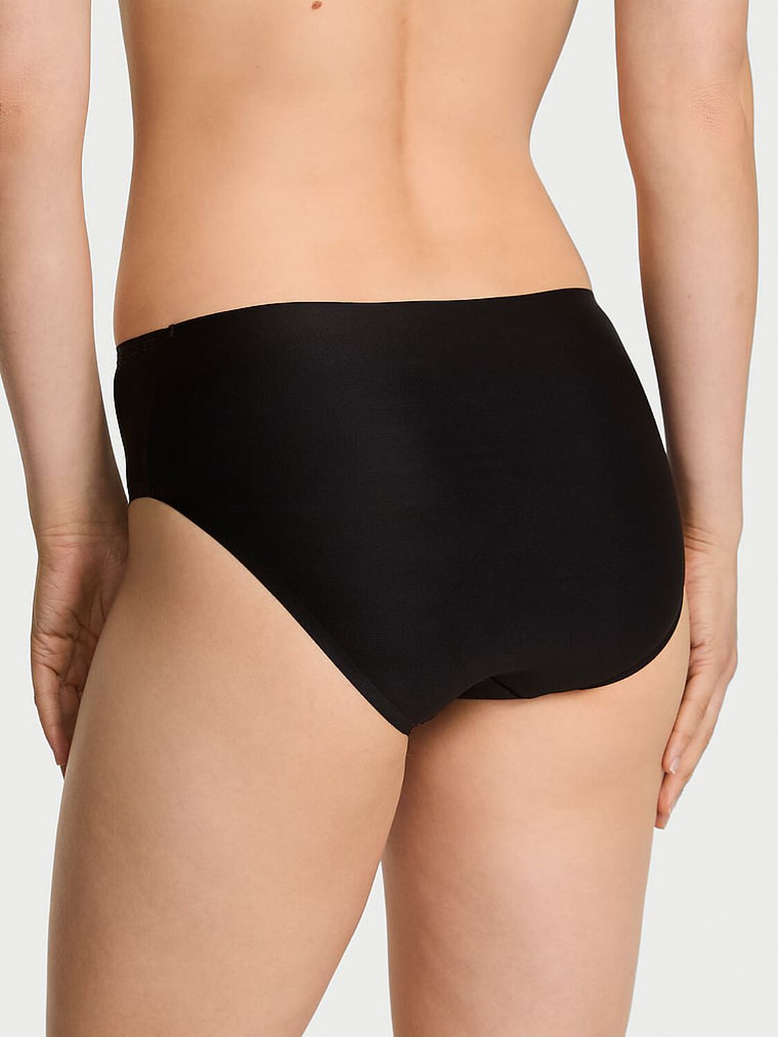 vs Body By Victoria Body by Victoria Flex Mid-Rise Bikini Panty Black 2 of 3 