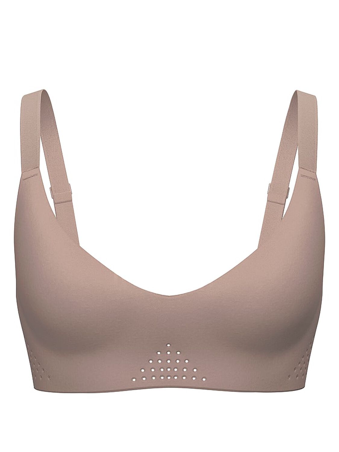 vs Vsx VSX Featherweight&trade; Medium V-Neck Sports Bra Bare Taupe 3 of 3 
