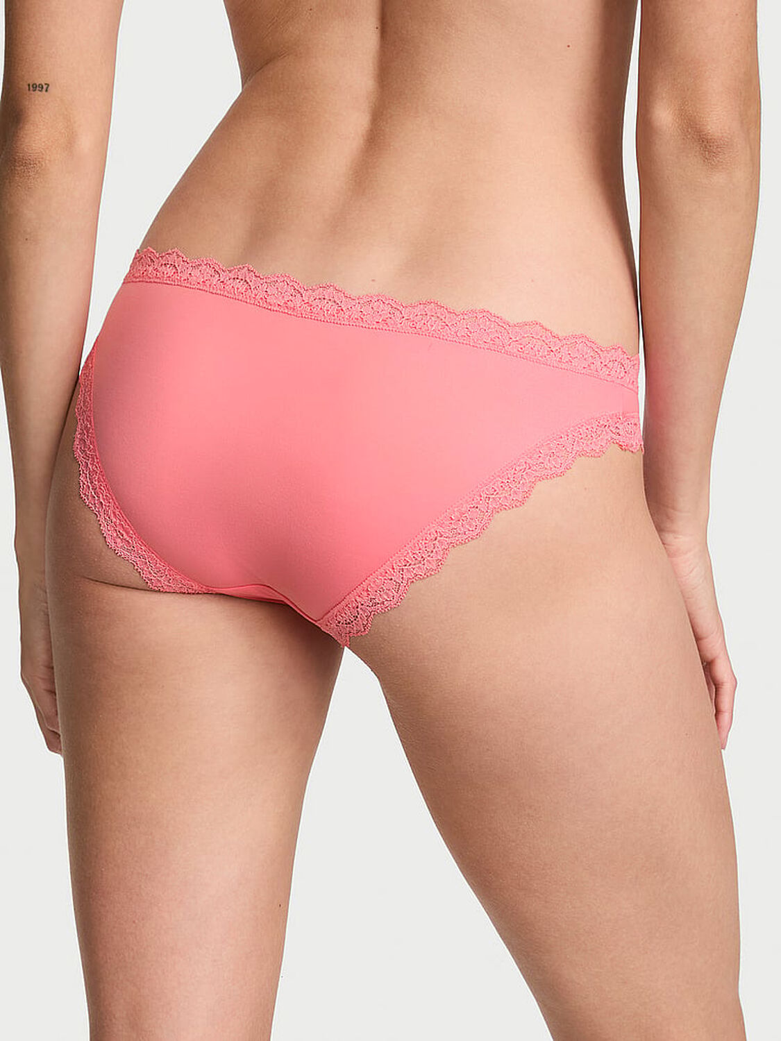 vs Dream Angels Lace-Trim Bikini Panty Wild Salmon 2 of 3 