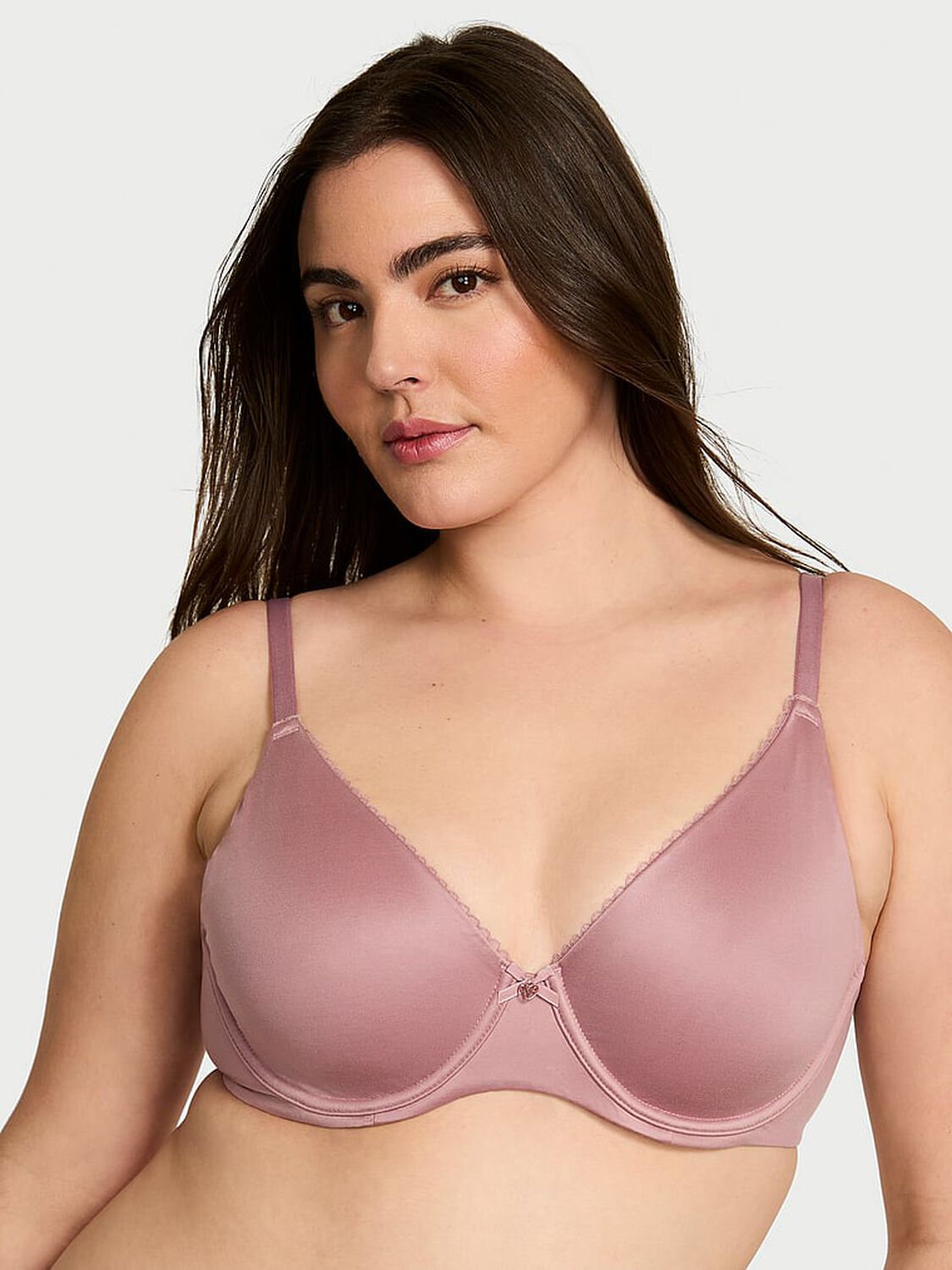 vs Body By Victoria Invisible Lift Full-Coverage Minimizer Bra Nostalgia Rose 1 of 3 