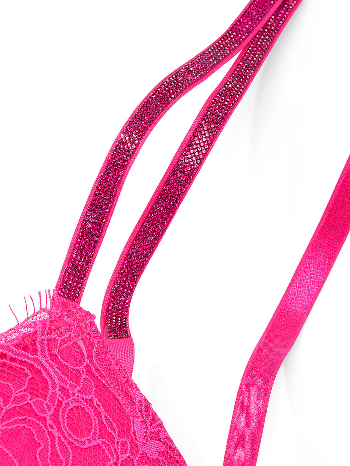 vs Very Sexy Bombshell Add-2-Cups Double Shine Strap Lace Push-Up Bra 4 of 4 