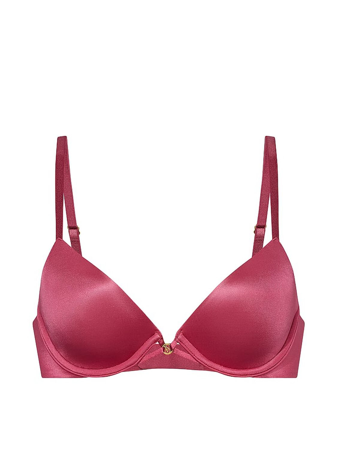 vs Very Sexy Smooth Lightly Lined Plunge Demi Bra Peony 3 of 3 