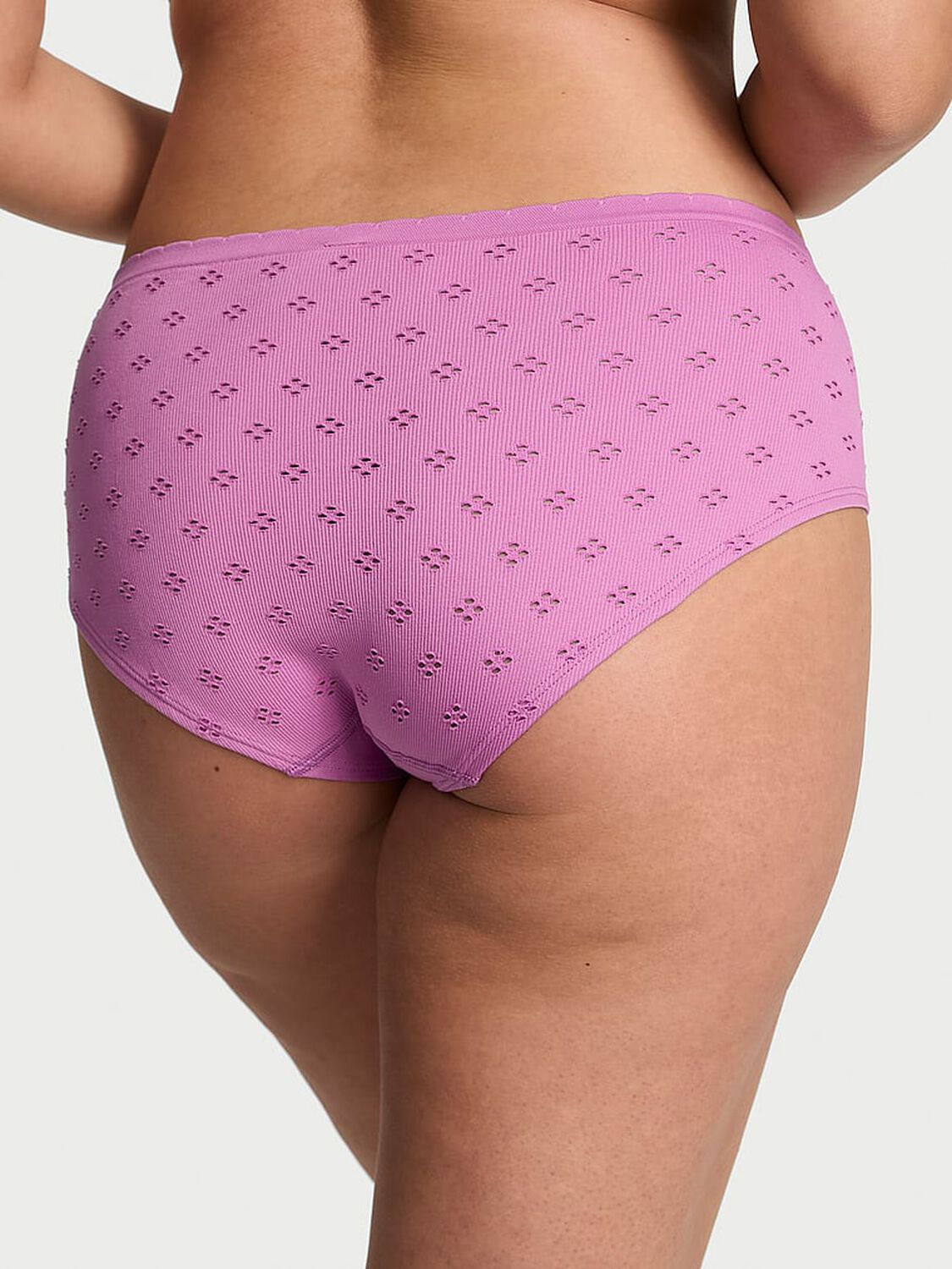 vs Seamless Seamless Eyelet Hiphugger Panty Cosmo Pink 2 of 3 