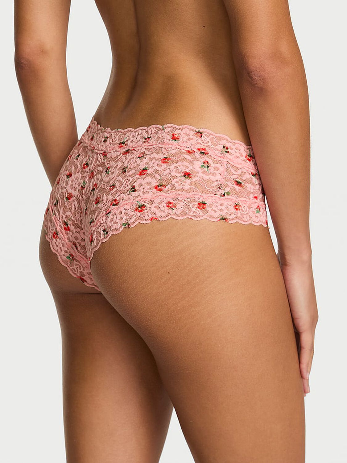 vs The Lacie Lace Cheeky Panty Petal Pink Roses 2 of 3 