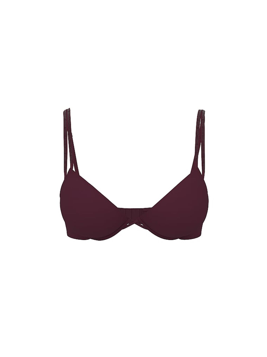 vs Very Sexy Bombshell Add-2-Cups Double Shine Strap Push-Up Bra Winter Wine 3 of 3 