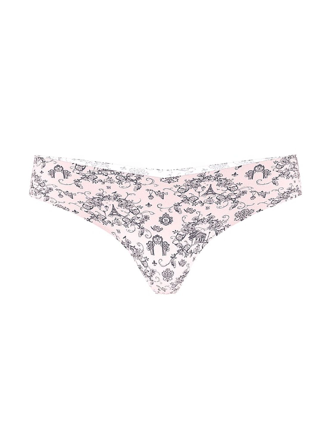vs No-Show No-Show Thong Panty Pink Toile 1 of 3 
