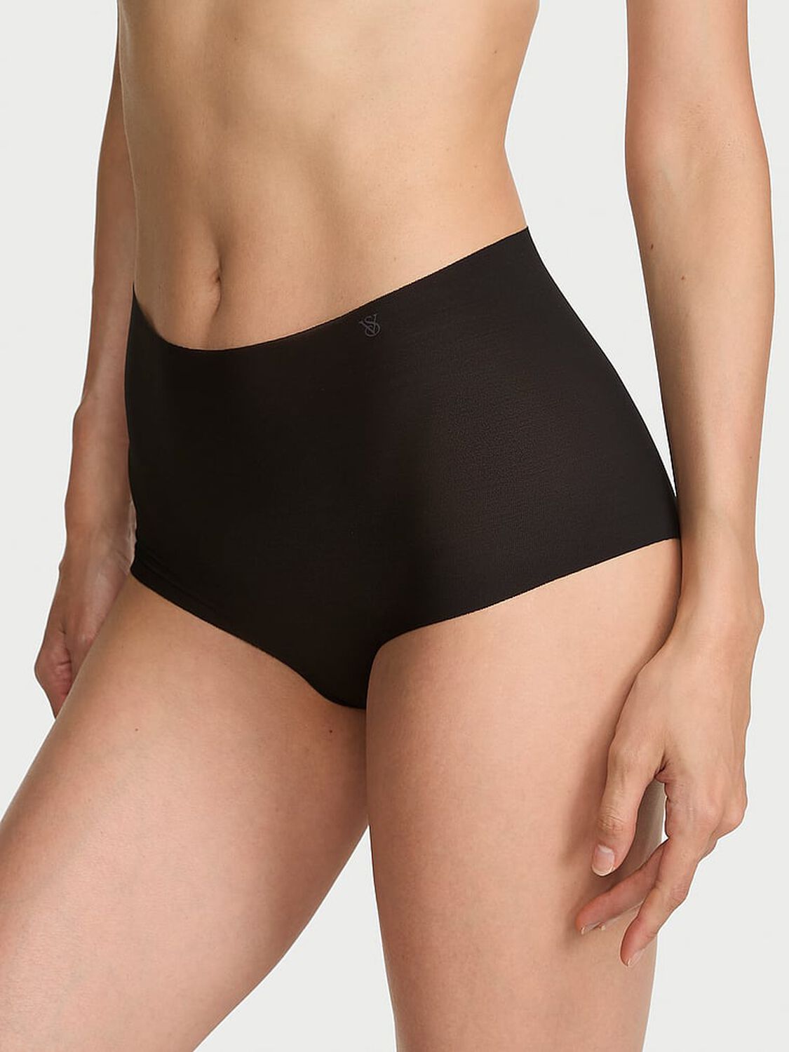vs No-Show No-Show Mesh Modern Brief Panty Black 1 of 3 