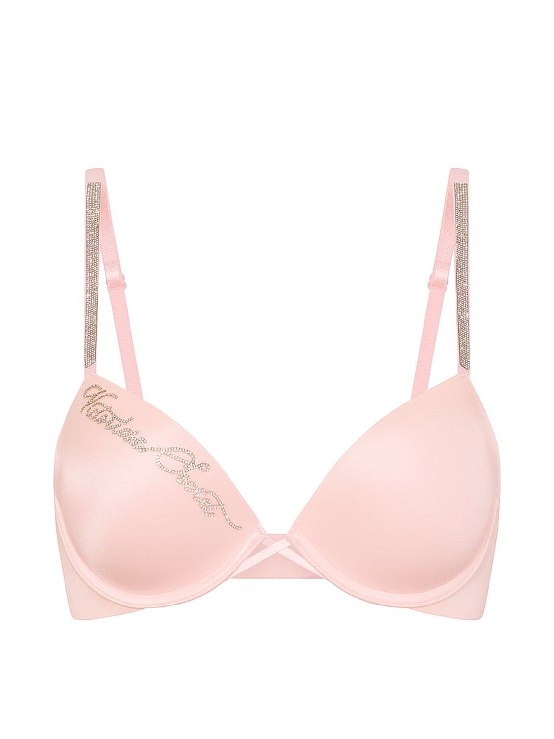 vs Very Sexy Shine Script Push-Up Bra Angel Pink 3 of 3 