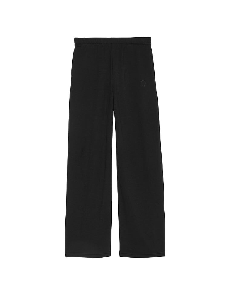 【PORTERNA】Piece Brushed Lounge Pants Brushed Modal Fleece Wide-Leg Lounge Pants BLACK Short
