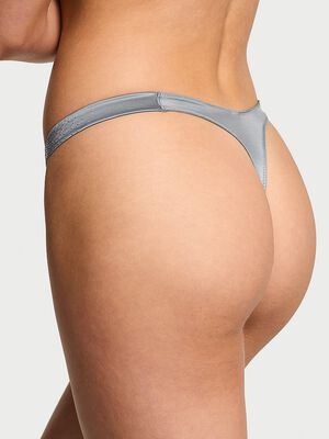 Scattered Shine Strap Smooth Thong Panty