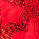 Wicked Heartbeat Embroidery Unlined Balconette Bra, Lipstick Heartbeat, swatch