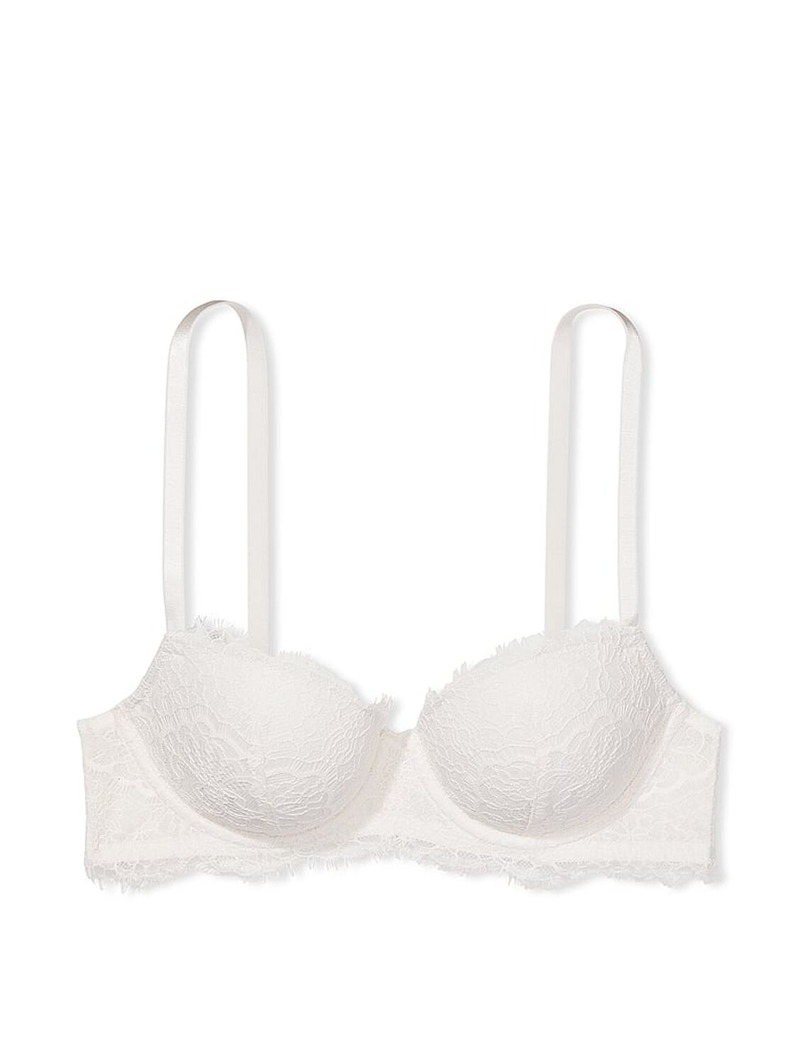 vs Dream Angels Lightly Lined Lace Demi Bra 3 of 3 