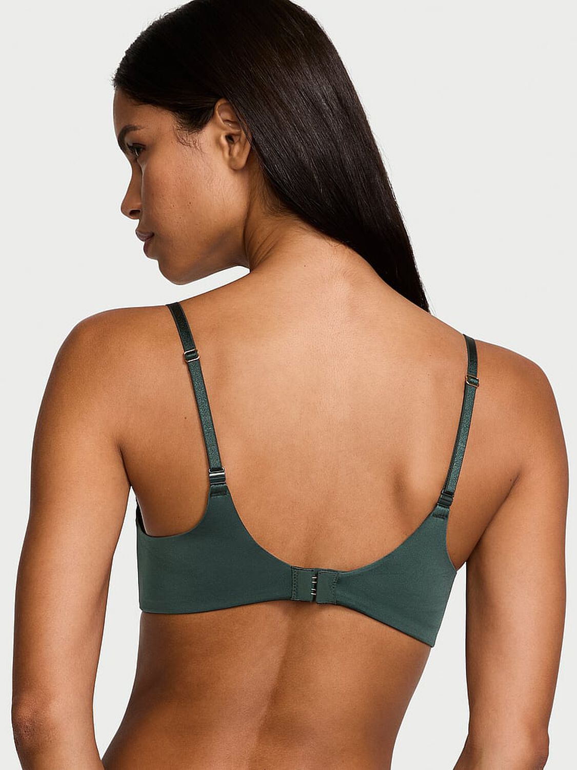 vs Very Sexy So Obsessed Smooth Wireless Push-Up Bra Botanical Green 2 of 4 