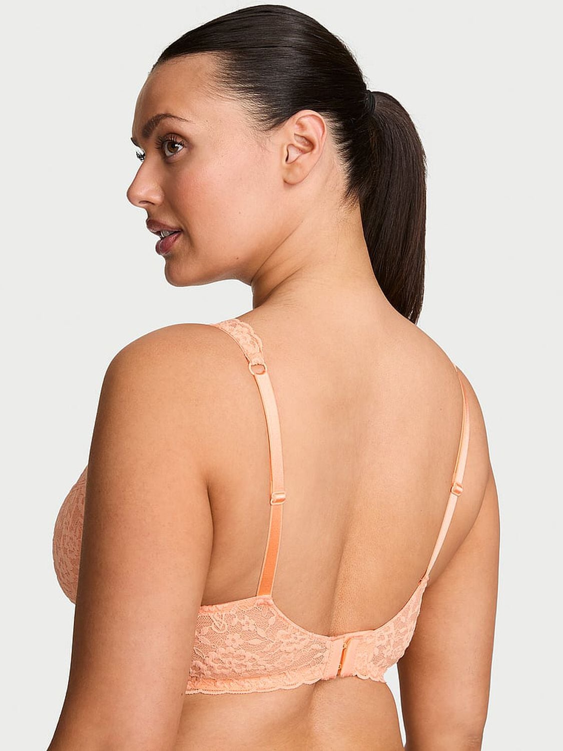 vs Victoria's Secret Lacie Unlined Balconette Bra Sunlit Apricot 2 of 2 