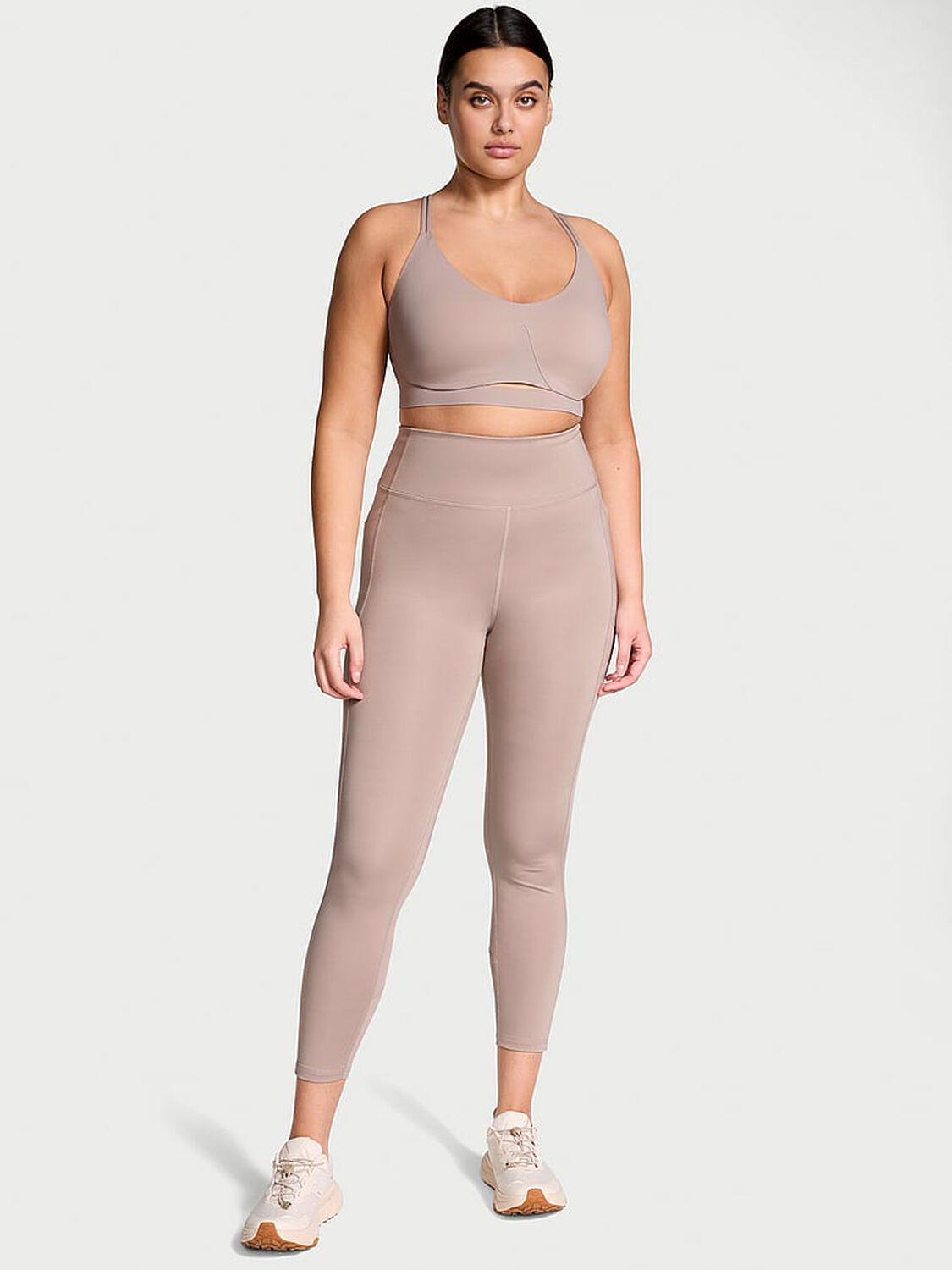 vs Vsx VSX Essential High-Rise Pocket Legging Bare Taupe 1 of 4 