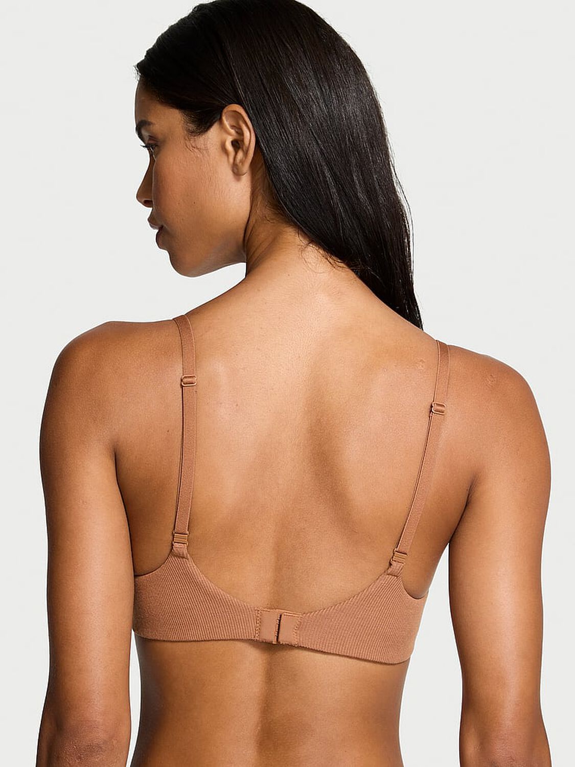 vs The T-Shirt Lightly Lined Wireless Ribbed Cotton Bra 2 of 3 