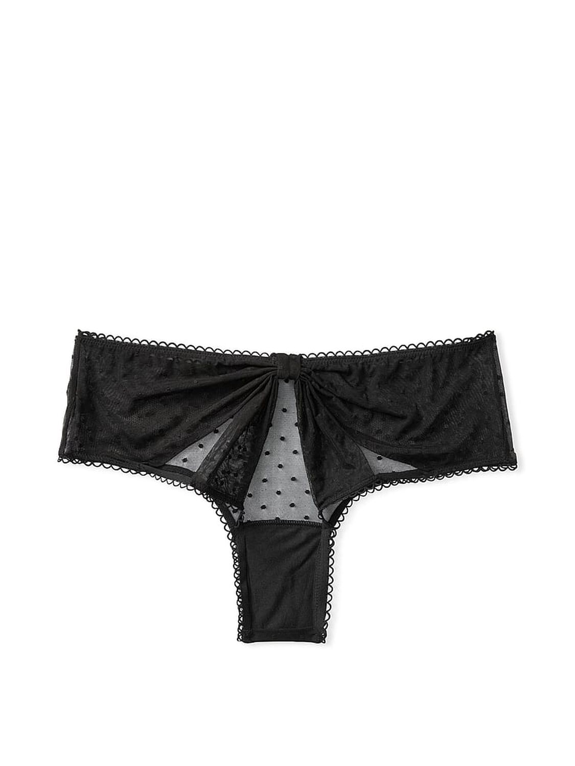 vs Very Sexy Bow Ouvert Cheeky Panty Black 4 of 4 