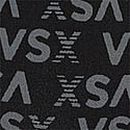 Knockout Front-Close Sports Bra, Black VSX Logo, swatch