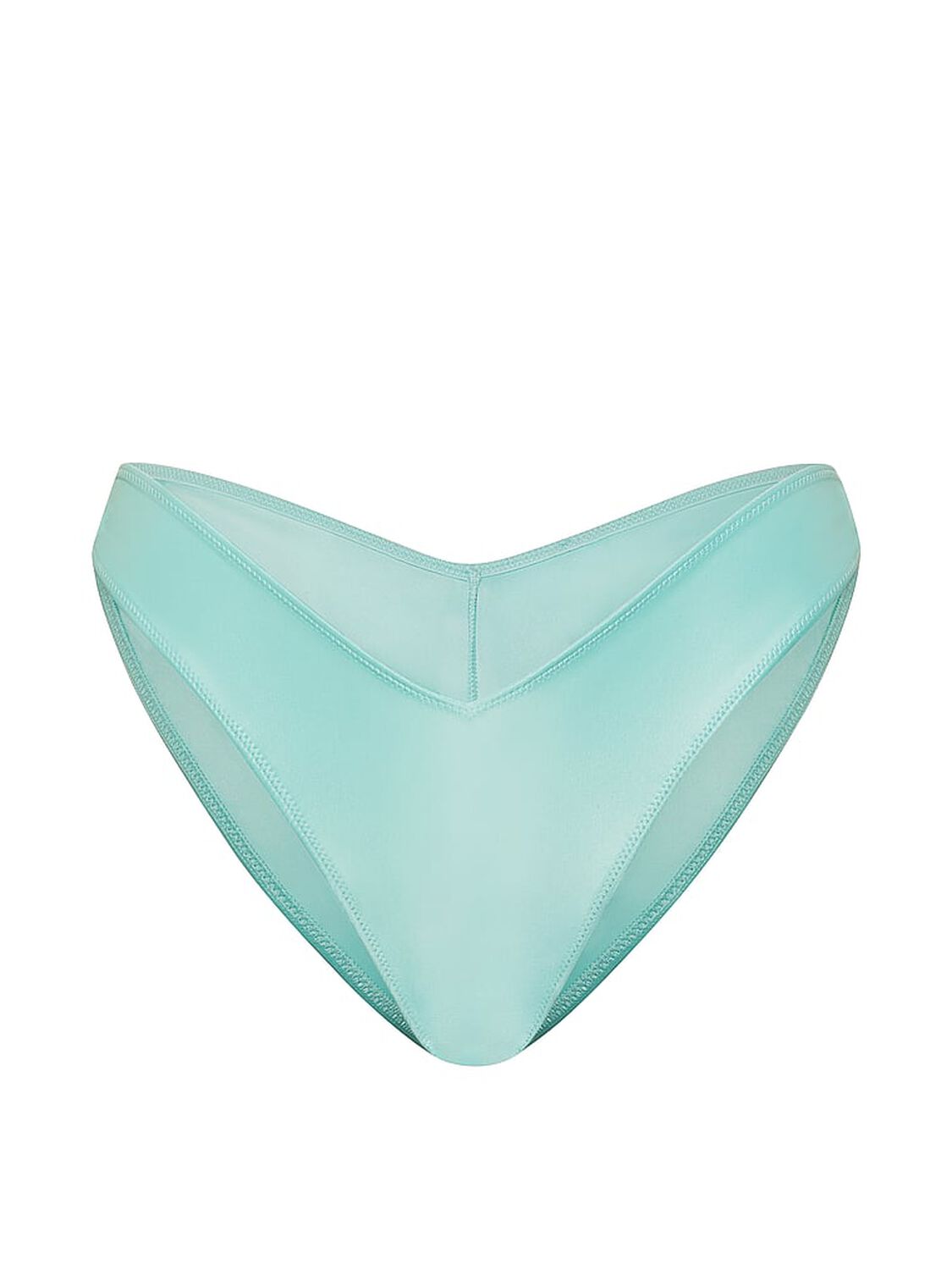 vs Dream Angels Satin Bow-Back Brazilian Panty Canal Blue 3 of 3 