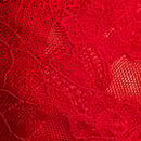 Wicked Sheer Unlined Lace-Trim Babydoll Set, Lipstick, swatch