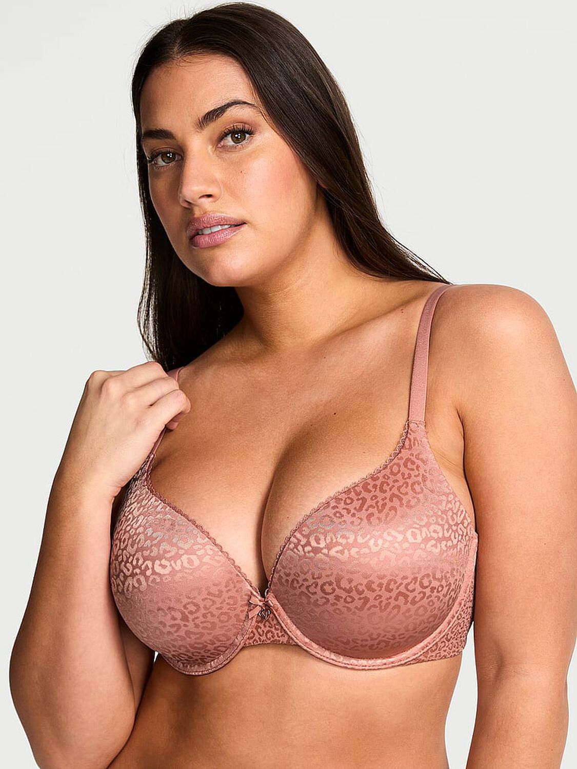 vs Body By Victoria Perfect Shape Push-Up Bra Desert Blush 1 of 3 