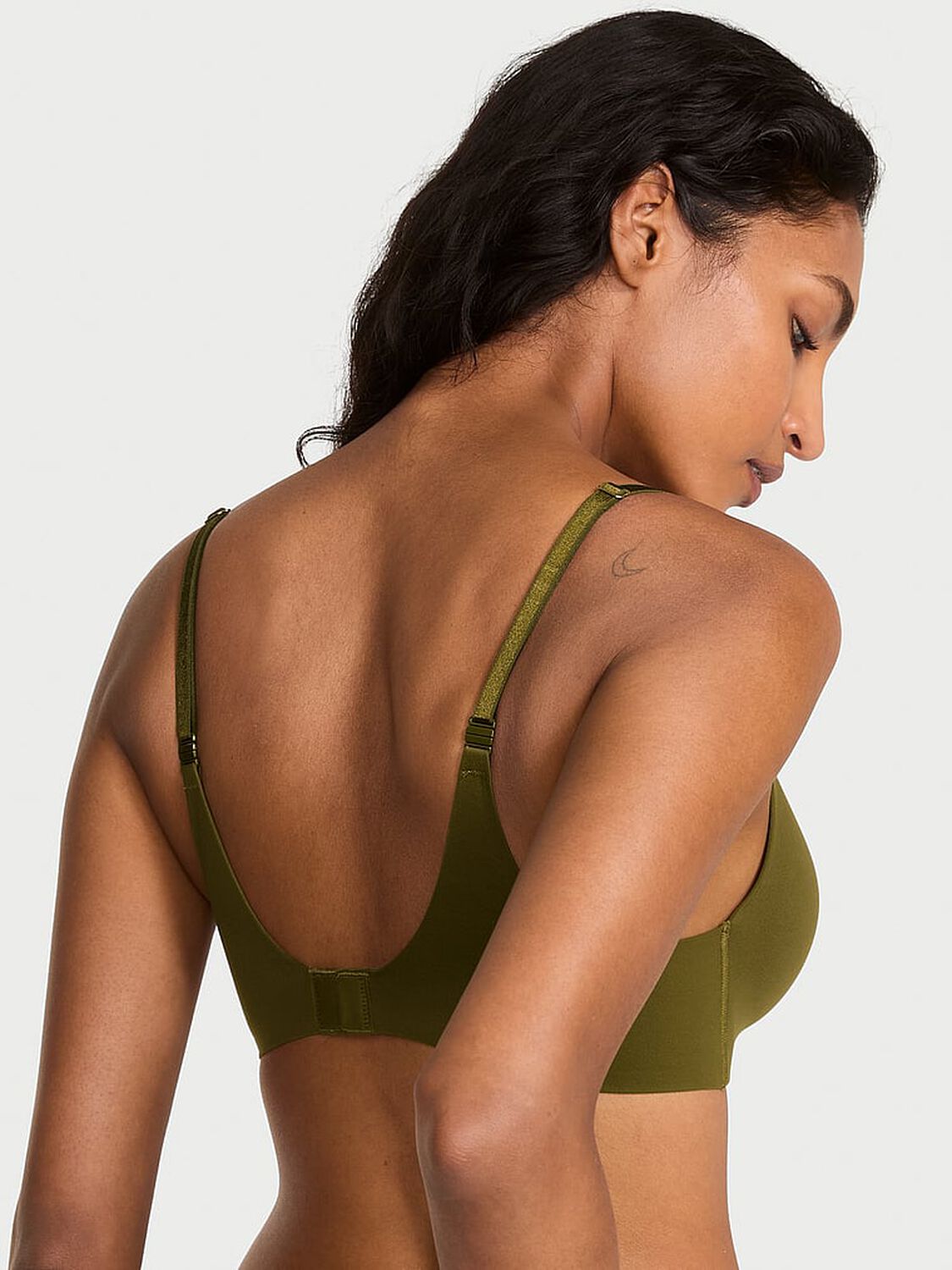 vs Dream Angels Wireless Push-Up Bra Green Chameleon 1 of 2 