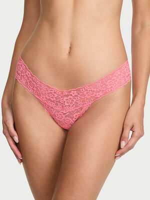Lace Keyhole Thong Panty