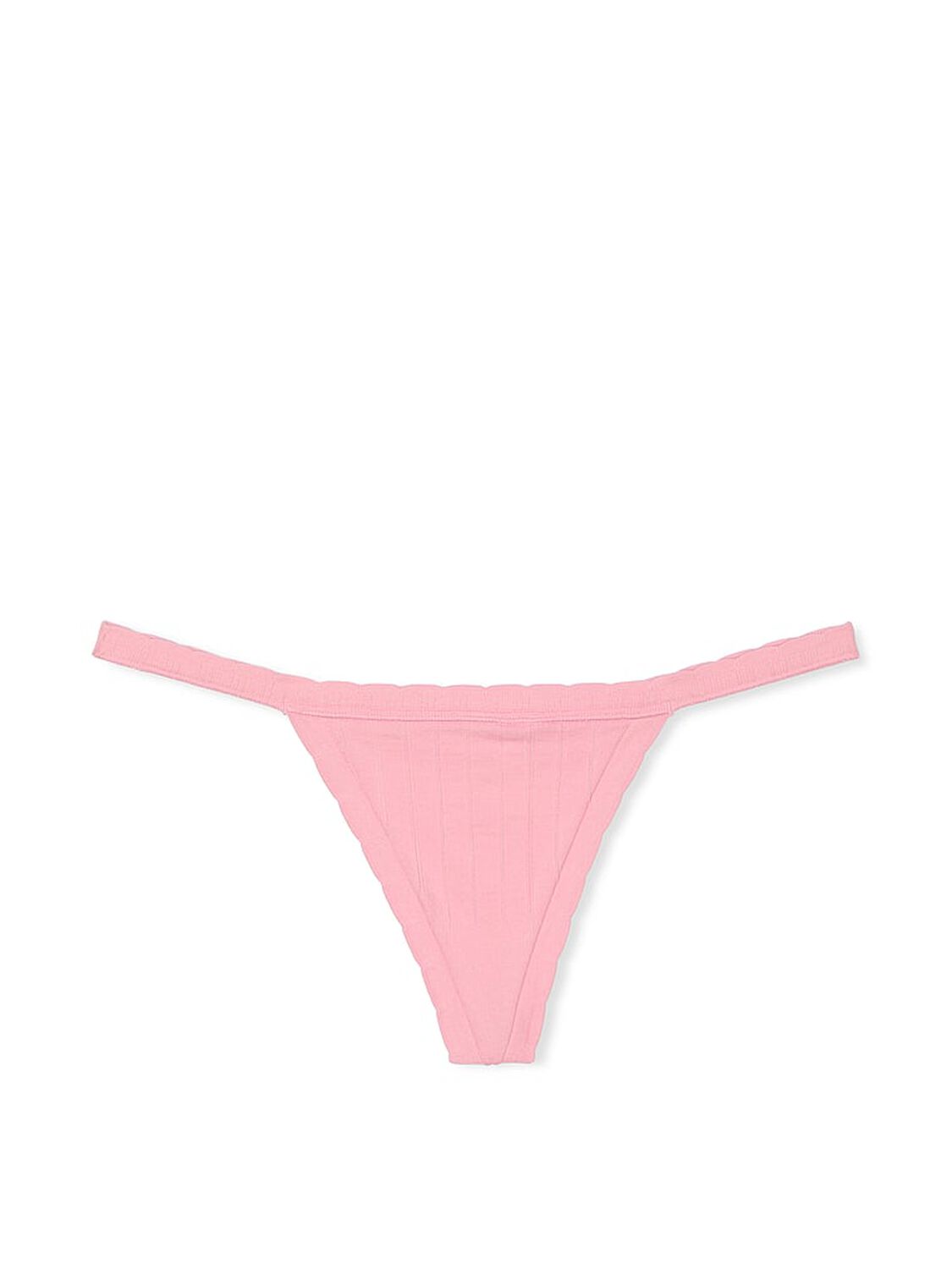 vs Victoria's Secret Stretch Cotton Rib V-String Panty 3 of 3 