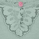 Lace-Trim Brazilian Panty, Mint Green, swatch
