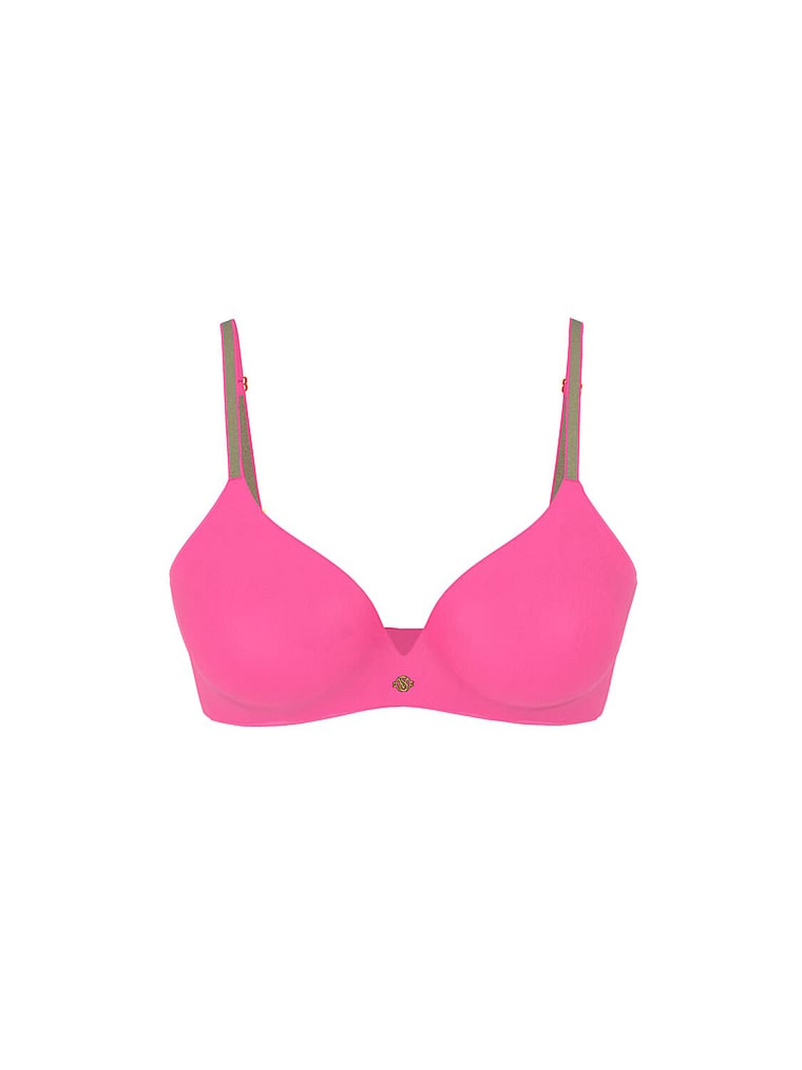 vs Very Sexy So Obsessed Smooth Wireless Push-Up Bra Ultra Pink 2 of 2 
