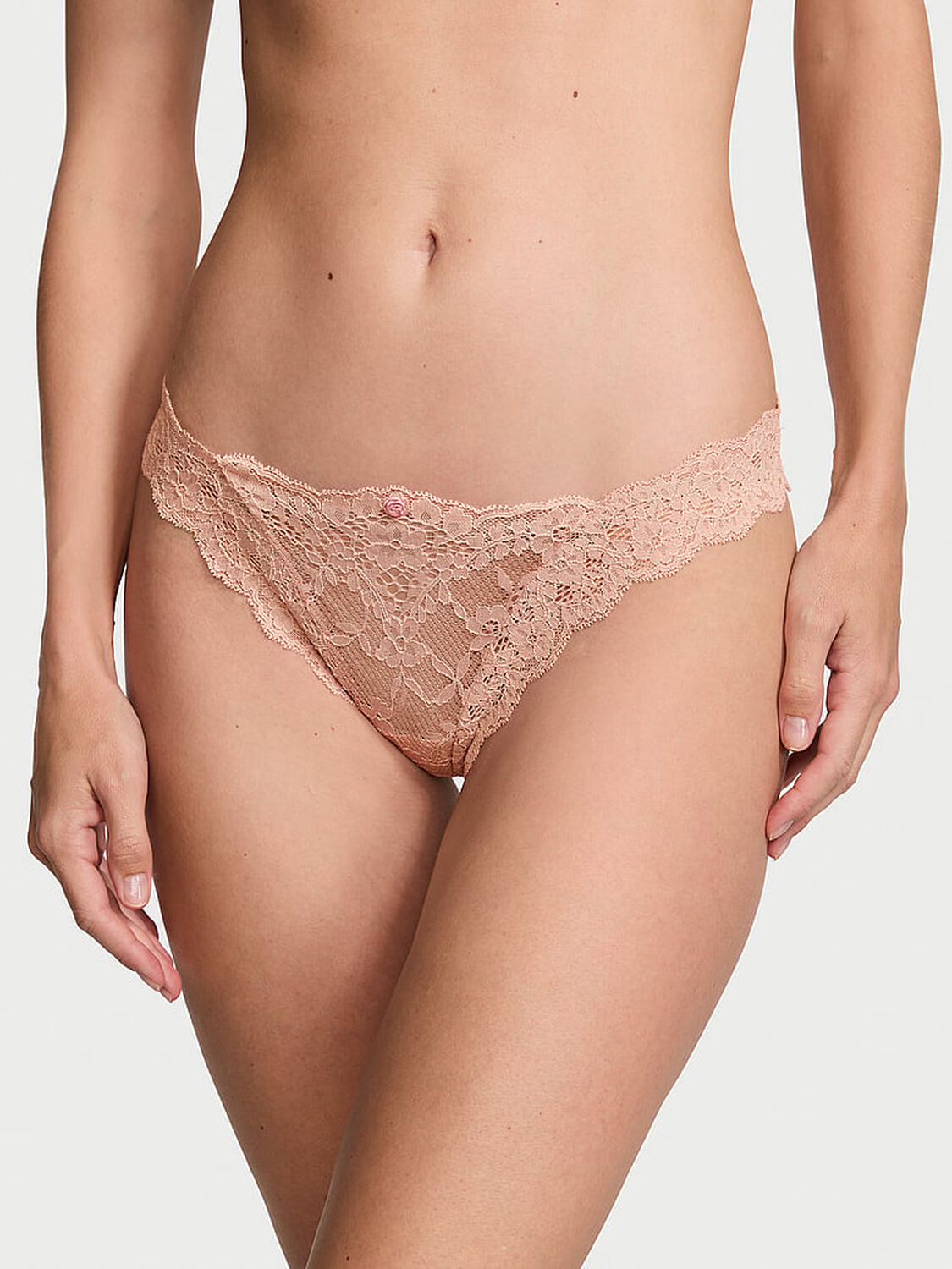vs Dream Angels Lace Brazilian Panty Macaron 1 of 4 
