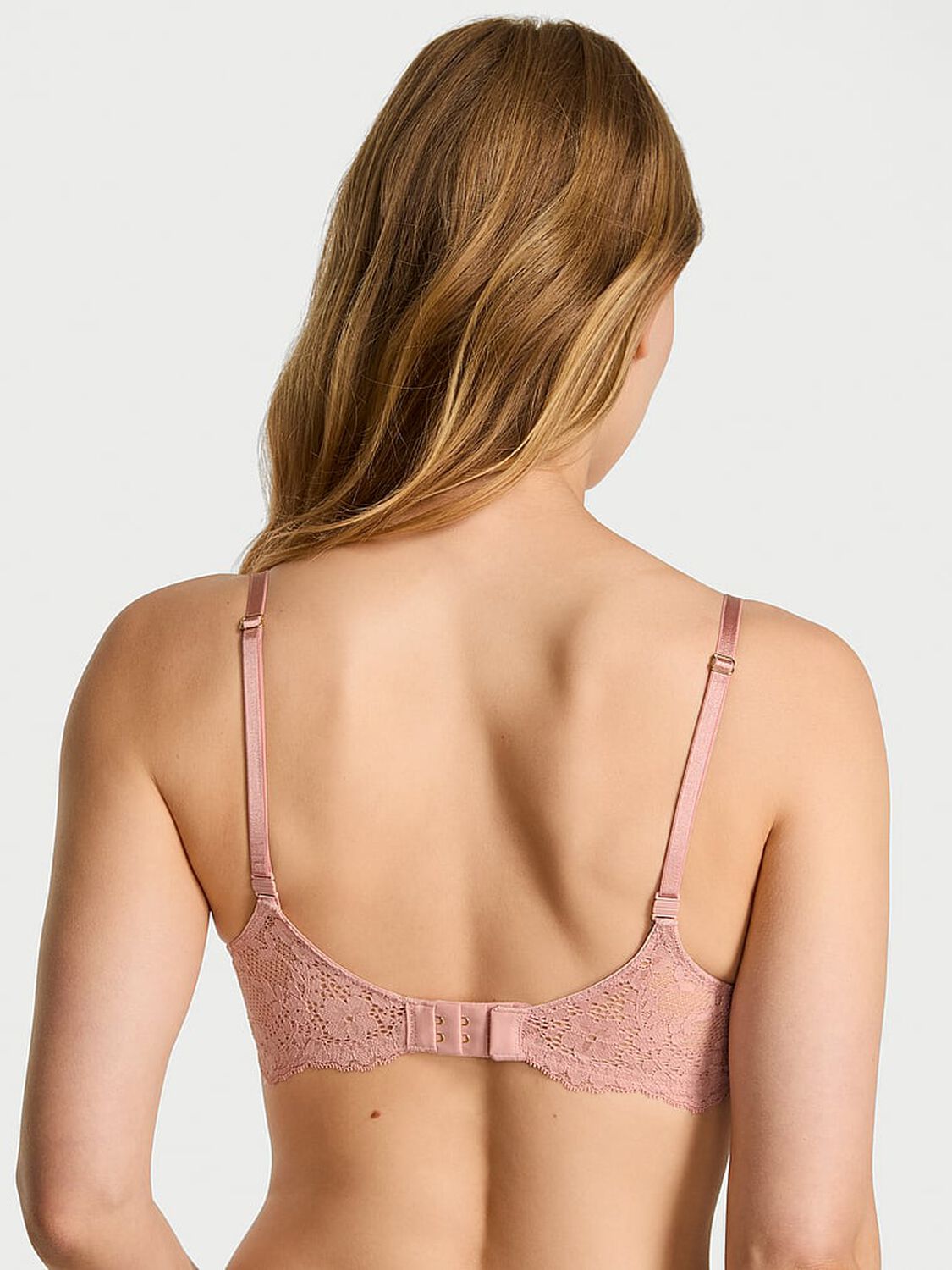 vs Dream Angels Wicked Unlined Lace Balconette Bra Royal Pink 2 of 3 