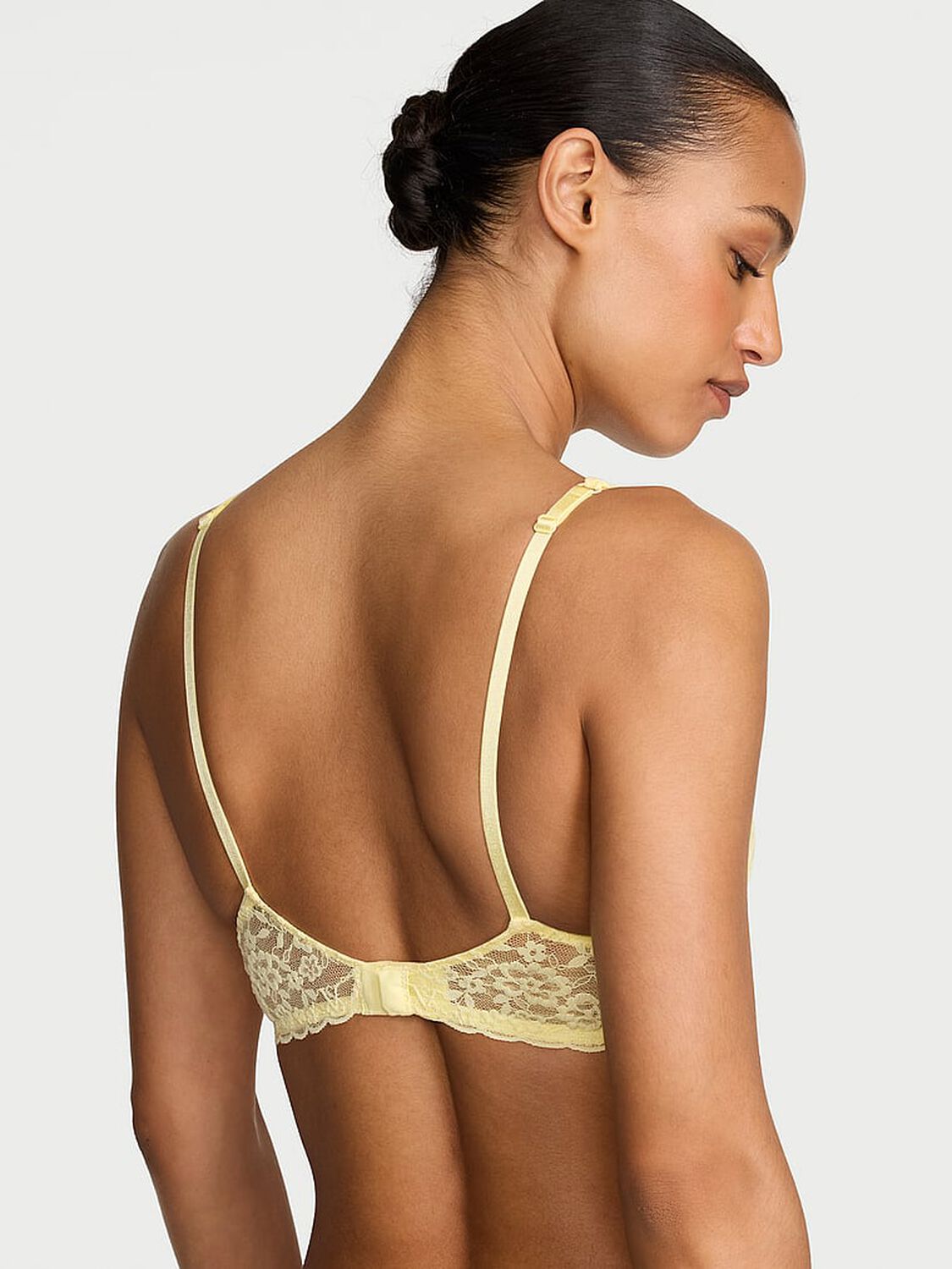 vs Victoria's Secret Lacie Unlined Balconette Bra Lemonade 2 of 4 