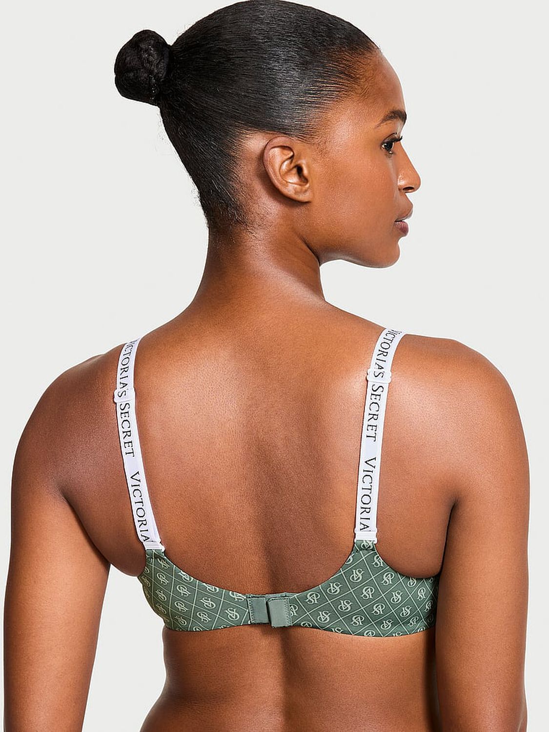 vs The T-Shirt Lightly Lined Wireless Bra Logo Faded 2 of 3 