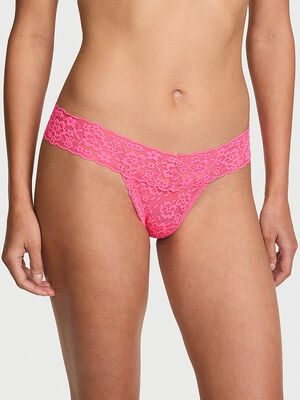 Lace Keyhole Thong Panty