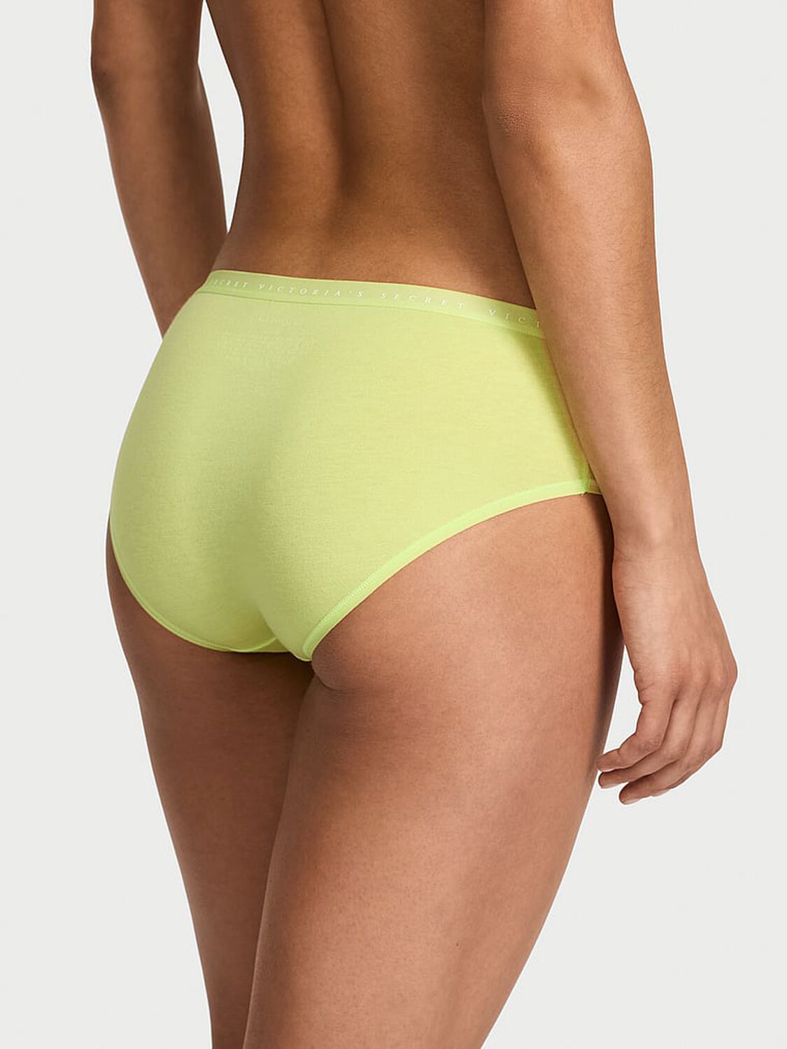 vs Victoria's Secret Stretch Cotton Hiphugger Panty Sparkling Lime 2 of 3 