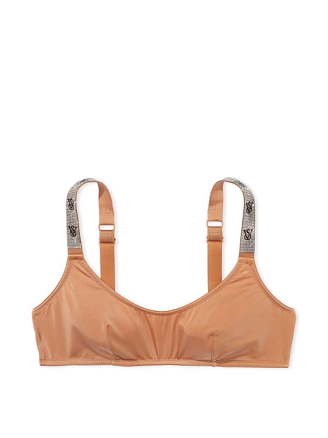 vs Very Sexy Shine Strap Scoop Bralette Honey Glow 3 of 3 