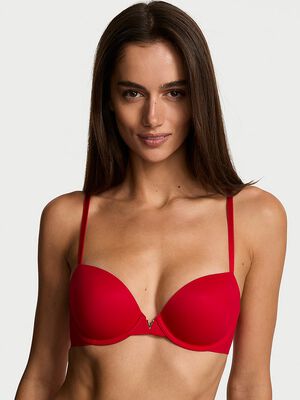 Smooth Lightly Lined Plunge Demi Bra