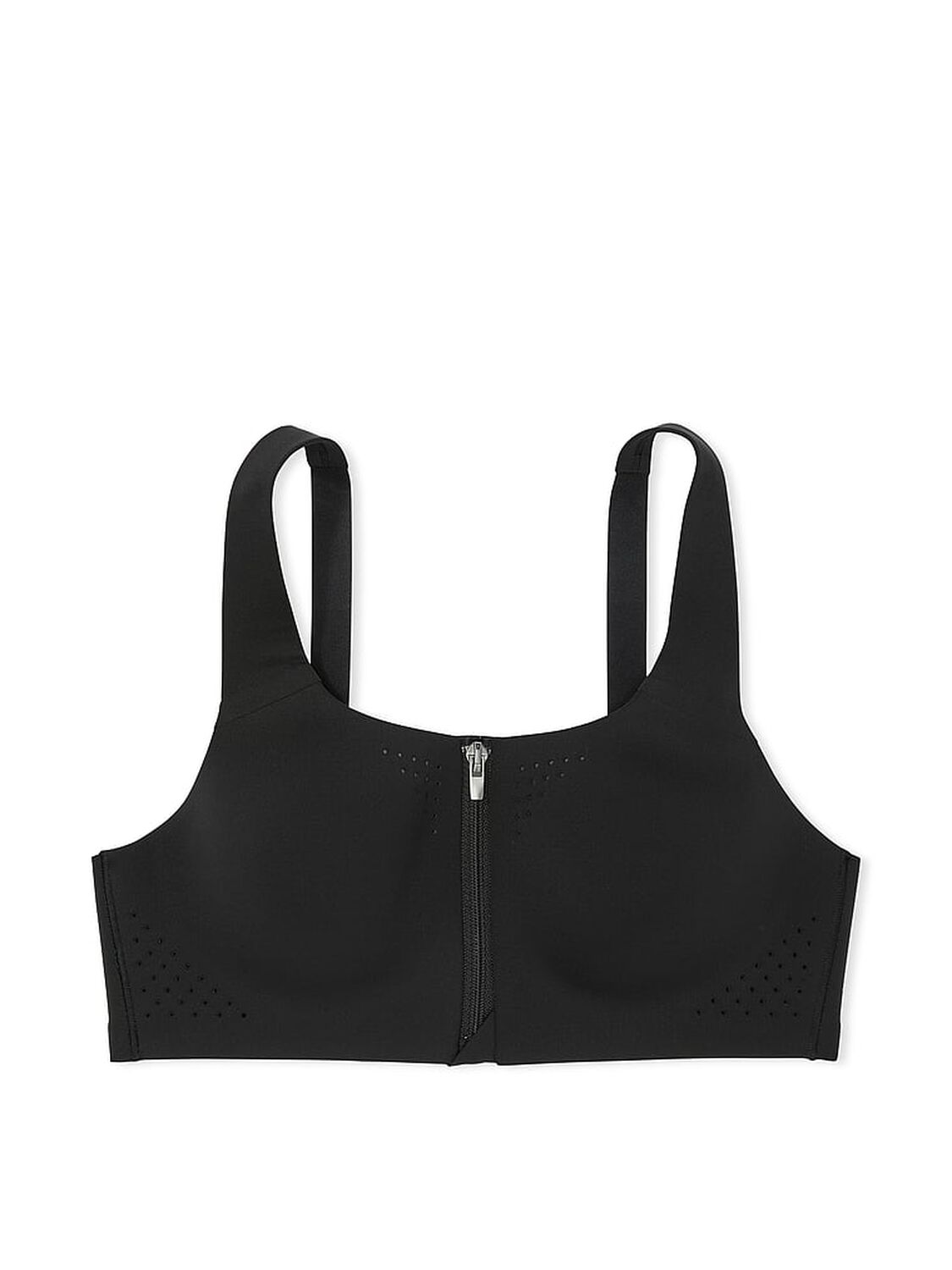 vs Vsx Featherweight Max&trade; Front-Close Sports Bra Black & Classic Plaster 3 of 4 