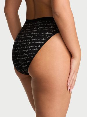 Stretch Cotton High-Leg Brief Panty