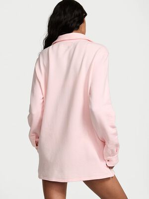 Brushed Modal Fleece Oversized Shirt