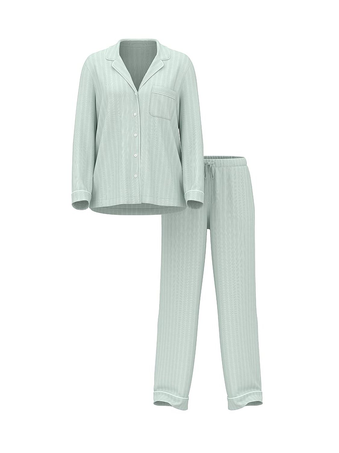 vs Victoria's Secret SoSoft&trade; Modal Ultra-Fine Long Pajama Set Yacht Blue 3 of 3 