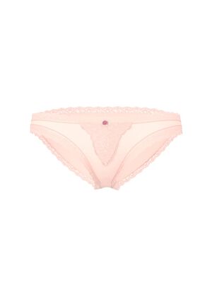 Lace-Trim Bikini Panty