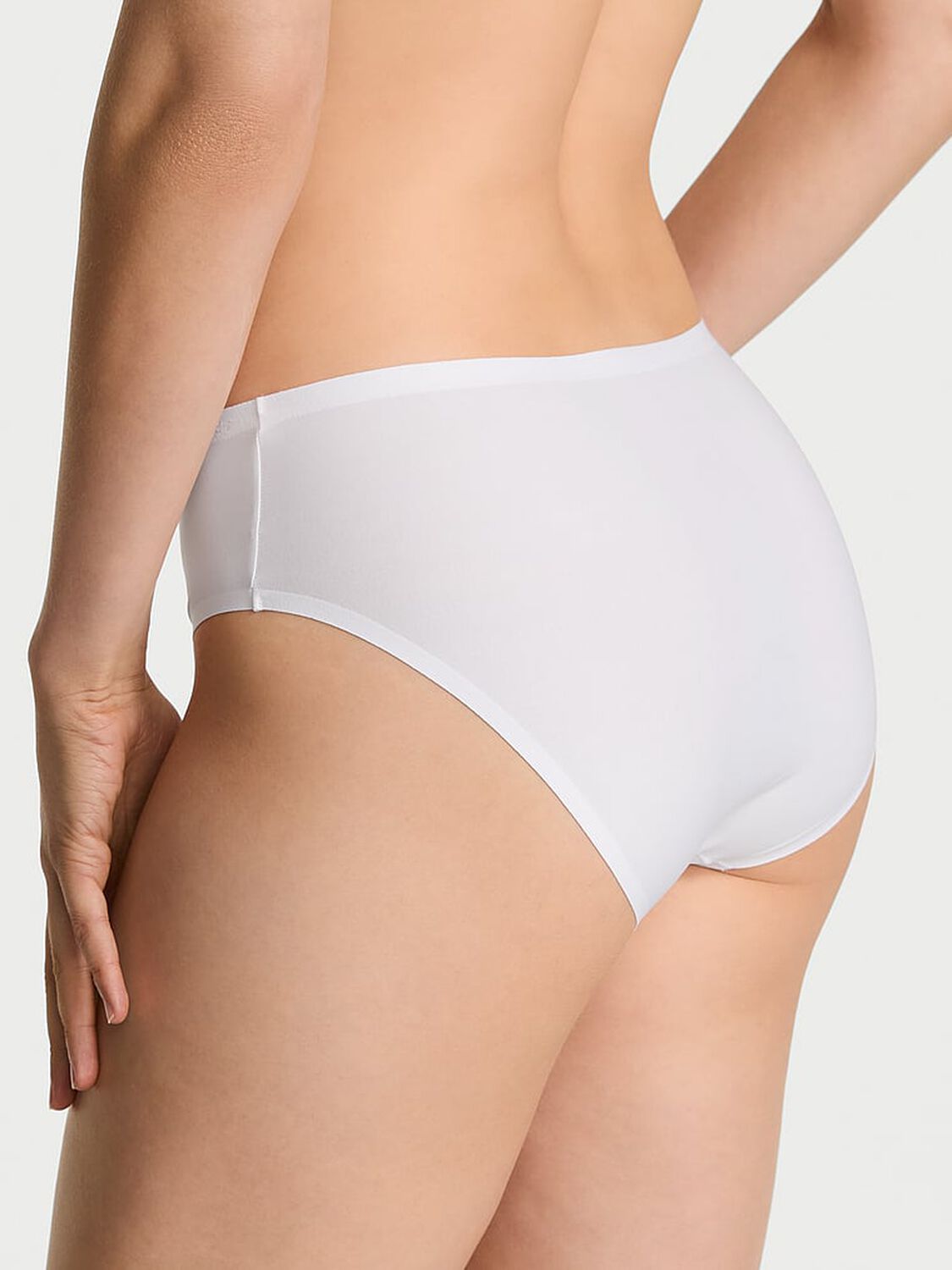 vs Body By Victoria Body by Victoria Flex Mid-Rise Bikini Panty Vs White 2 of 3 